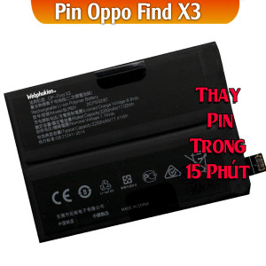 Pin Webphukien cho Oppo Find X3 Việt Nam - BLP831 4450mAh 